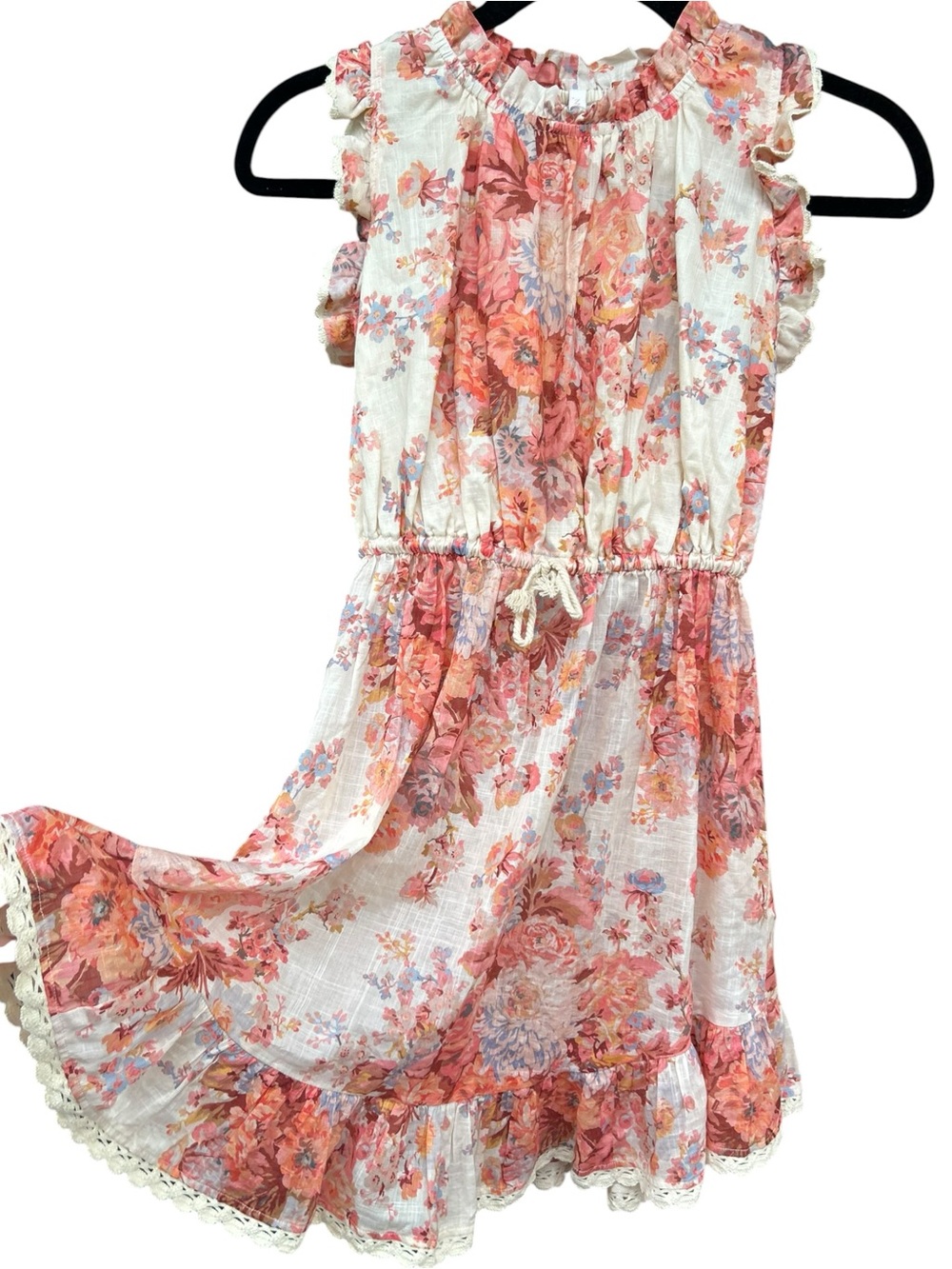 Zimmerman Girls Cascadian Floral-Print Frill Dress Size‎ 8